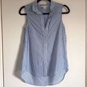 Nautical striped, collard tank